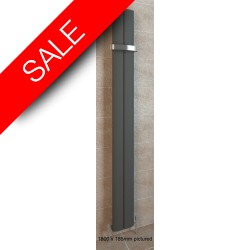 Eastbrook DR - Berlini 1800 x 185mm Aluminium Vertical Radiator