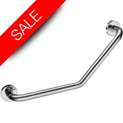 Smedbo - Living Grab Bar Curved End Long V-Form 135