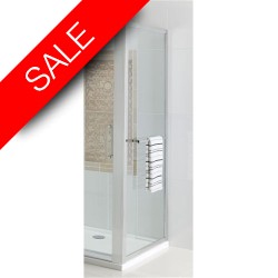 Eastbrook - Corniche Easy Clean Side Panel 900mm With Towel Rail