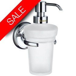 Smedbo - Villa Holder With Glass Soap Dispenser Wallmount