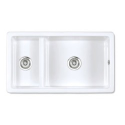 Shaws - Shaws Bradshaw 1.5 Bowl  Ceramic Sink Inset/Undermount