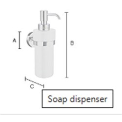 Smedbo - Home Holder With Soap Dispenser
