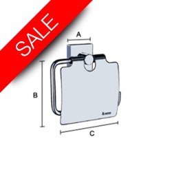 Smedbo - House Toilet Roll Holder With Cover