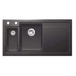 Thomas Denby - Lydian Chef 1.5 Bowl Single Drainer-RHD BASALT SATIN