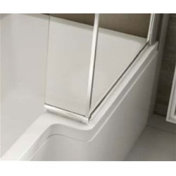 Carron Baths - Quantum Shower Bath Screen Hinged