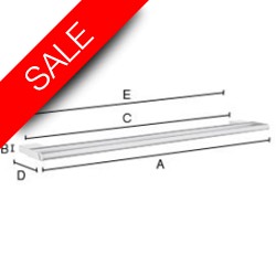 Smedbo - Air Double Towel Rail Length 600mm