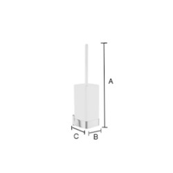 Smedbo - Ice Toilet Brush Including Container