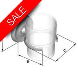 Smedbo - Villa Holder With Glass Tumbler