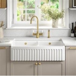 Thomas Denby - Thomas Denby Buxton 900 2 bowl Ceramic Butler Sink