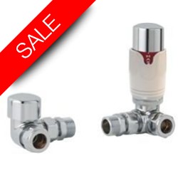 Eastbrook - 15mm Corner TRV & Lockshield Valve