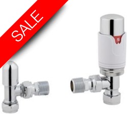 Eastbrook - Biava Angle TRV & Lockshield Valve 15mm