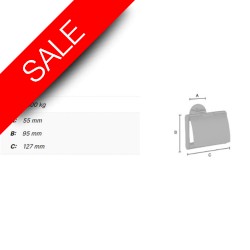 Smedbo - Dot - Toilet Roll Holder With Lid Self-Adhesive