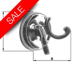 Smedbo - Villa Double Towel Hook Dia 70mm