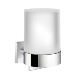 Smedbo - House Holder With Glass Soap Dispenser