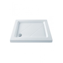 MX Shower Trays - Stone Resin Flat Top 900 x 700mm Rectangular Shower Tray