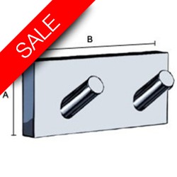 Smedbo - House Double Towel Hook Length 90mm