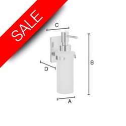 Smedbo - Pool Soap Dispenser-Wallmount
