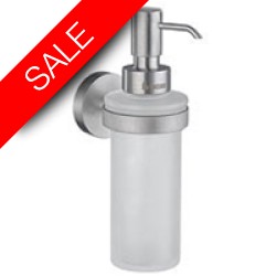 Smedbo - Home Holder With Glass Soap Dispenser Wallmounted
