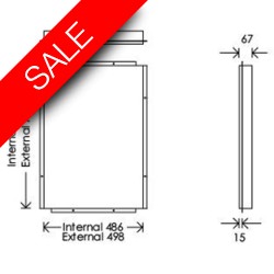 Vessini - Trio Metal Installation Frame
