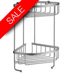 Smedbo - Design Corner Soap Basket 195 x 195mm-Height 60mm