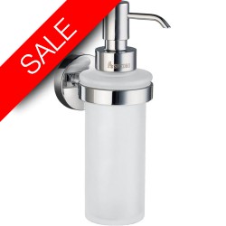 Smedbo - Home Holder With Glass Soap Dispenser Wallmounted