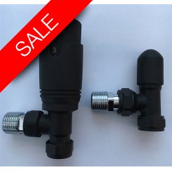Eastbrook - 15mm Angled TRV & Lockshield Valve