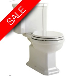 Pozzi Ginori - Montebianco WC seat with chrome hinge