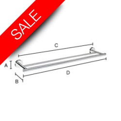 Smedbo - Home Double Towel Rail