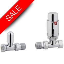 Eastbrook - Biava Straight TRV & Lockshield Valve 15mm