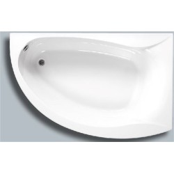 Carron Baths - Omega Carronite Offset Corner Bath NTH 1700 x 1000mm LH