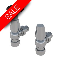 Eastbrook - Angle Traditional TRV With Lockshield 15mm