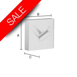 Smedbo - House Towel Hook 45mm x 45mm