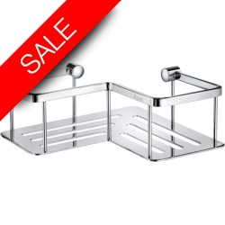 Smedbo - Slideline Design Corner Soap Basket 200 x 200 x 70mm