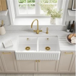 Thomas Denby - Thomas Denby Buxton 900 2 bowl Ceramic Butler Sink