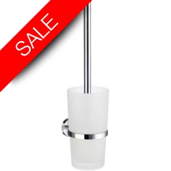 Smedbo - Home Toilet Brush Inc Container In Frosted Glass