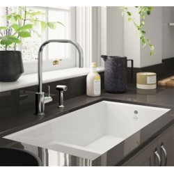 Shaws - Shaws Bradshaw 1.5 Bowl  Ceramic Sink Inset/Undermount