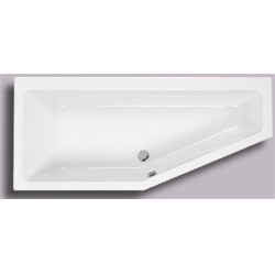 Carron Baths - Quantum Space Saver Carronite Bath NTH 1700 x 400-750mm RH