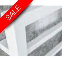 Eastbrook - Ryton 800 x 500mm Towel Rail