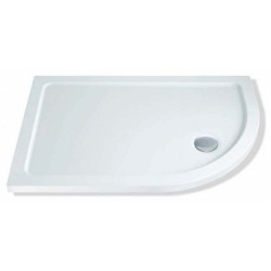 MX Shower Trays - Elements Low Profile RH Offset Quad 900 x 800mm Shower Tray