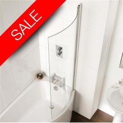 Eastbrook - C Shape Shower Screen 6mm Easy Clean