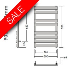 Ben De Lisi - Kubik Towel Warmer 900 x 500mm