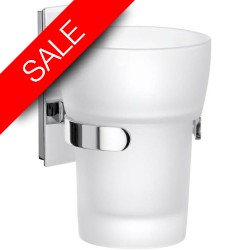 Smedbo - Pool Holder With Frosted Glass Tumbler