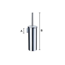 Smedbo - House Toilet Brush Wallmount, Height 390mm