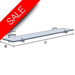 Smedbo - House Glass Shelf Length 600mm