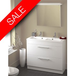 Eastbrook - Oslo 1000mm Drawer Base Unit For Double Bowl