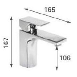 Tavistock - Siren Basin Mixer, With Click Waste
