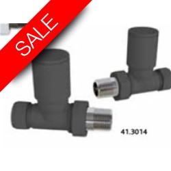 Eastbrook - Straight Radiator Valve - Pair