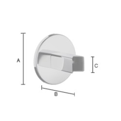 Smedbo - Dry Mounting-Kit For Electrical Hard-Wiring Fits FK716
