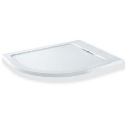 MX Shower Trays - Expressions Hidden Waste 1200x900mm Offset Quadrant Tray, LH