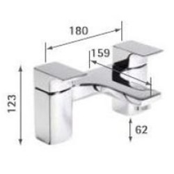 Tavistock - Siren Deck Mounted Bath Filler